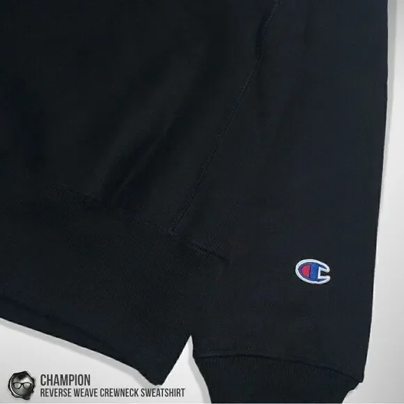 CHAMPIONREVERSE WEAVE CREWNECK C LOGOSWEATSHIRT HEAVYWEIGHT BLACK UNISEX